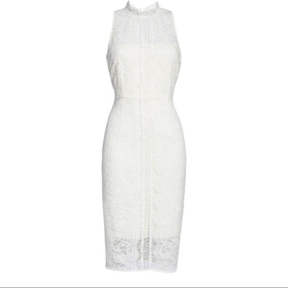 NEW Eliza J Illusion Lace Cocktail Dress - Picture 3 of 8